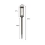 Kép 7/11 -  Napelemes kerti Modern LED lámpa vízálló alkonyérzékelővel, kertbe, 57 cm, 1 db 