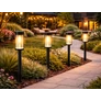 Kép 9/11 -  Napelemes kerti Modern LED lámpa vízálló alkonyérzékelővel, kertbe, 57 cm, 1 db 