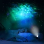 Kép 3/10 - LED Csillag galaxis projektor, változatos színes, távirányítható, szürke