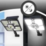 Kép 3/11 - 220 LED-es napelemes Reflektor, mozgásérzékelővel, 2×1200mAh akkumulátor, 6500K, IP65, távirányítóval