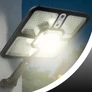 Kép 8/11 - 220 LED-es napelemes Reflektor, mozgásérzékelővel, 2×1200mAh akkumulátor, 6500K, IP65, távirányítóval