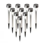 Kép 4/5 - Napelemes inox kerti LED lámpa, 36 cm, DX9301000, 10 db 