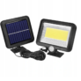 Kép 4/5 - 100 LED-es COB LED reflektor napelemes mozgásérzékelővel, 260 lm, 5500-6000K