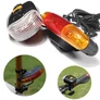 Kép 1/6 - LED-es vízálló Kerékpár első és hátsó lámpa, USB-s