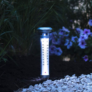 Kép 2/3 - ProGarden Napelemes LED-es kerti hőmérő, 58 cm