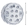 Kép 6/6 - LED RGB medence lámpa, vízálló, távirányítóval, 16 szín