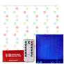 Kép 2/4 - 300 micro LED-es USB-s beltéri fényfüggöny, 8 világítási móddal, távirányítóval, színes