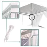 Kép 5/7 - 3m x 3m-es pavilon, sörsátor, zárható oldalfallal+szúnyoghálóval, víz- és UV álló, fehér