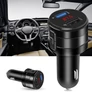 Kép 1/5 - FM bluetooth transmitter és kihangosító, MP3, 2 db USB 