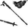 Kép 6/6 - 2 db-os trekking túrabot készlet, 3 különböző fejjel, 65-135 cm, fekete