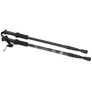 Kép 1/6 - 2 db-os trekking túrabot készlet, 3 különböző fejjel, 65-135 cm, fekete