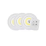 Kép 6/6 - 3 db-os elemes öntapadós, 16 COB LED-es lámpa készlet, távirányítóval, DT