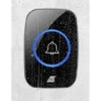 Kép 3/6 - Malatec vezeték nélküli ajtócsengő, 60 csengőhanggal, fekete, IP44 vízálló
