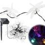 Kép 8/8 - 30 LED-es napelemes szitakötő kerti színes LED fényfüzér, 6,5 méter
