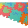 Kép 5/7 - 72 db-os habszivacs puzzle készlet állatos és számos mintákkal, 130 x 117 cm