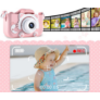 Kép 5/5 - Digitális fényképezőgép gyerekeknek játékok kamerával, rózsaszín