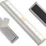Kép 1/7 - Öntapadós elemes LED lámpa, mozgásérzékelős, konyhapultra-szekrénybe,  19 x 3 x 1,7 cm
