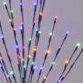 Kép 3/6 - 80 LED-es elemes Sakura világító fa, időzítővel, színes, 110 cm