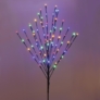 Kép 1/6 - 80 LED-es elemes Sakura világító fa, időzítővel, színes, 110 cm