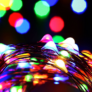 Kép 5/6 - 80 micro LED-es karácsonyi kültéri-beltéri fényfüzér, színes, 8 m