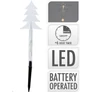 Kép 3/4 - 5 db-os Karácsonyi kültéri leszúrható 15 LED-es lámpák, 37 cm, fenyőfa