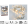 Kép 3/4 - 50 LED-es elemes karácsonyi fényfüzér, meleg fehér, 5 m