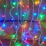 Kép 1/5 - 50 LED-es elemes fényfüzér, színes, 5 m
