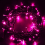 Kép 3/5 - 50 LED-es elemes fényfüzér, pink, 5 m