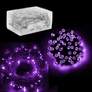 Kép 1/5 - 50 LED-es elemes fényfüzér, Lila, 5 m