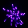 Kép 5/5 - 50 LED-es elemes fényfüzér, Lila, 5 m