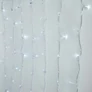 Kép 4/7 - 240 LED-es prémium fényfüggöny, 12 fényjátékkal, hideg fehér, 2 x 1,5 m, hálózati adapterrel