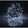 Kép 2/3 - 500 LED-es karácsonyi izzó, fényfüzér, 8 világítási móddal, hideg fehér, 32 m