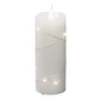 Kép 3/4 - 10 LED-es időzíthető gyertya dekor, meleg fehér, 7 x 15 cm 