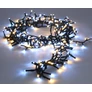 Kép 2/6 - 200 LED-es  BOA fényfüzér, kültéri-beltéri elemes, 8 világítási móddal, hideg-meleg fehér, 4 m