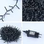 Kép 6/6 - 1200 LED-es BOA fényfüzér, kültéri-beltéri hálózati adapteres, időzíthető 6/18 órás, 8 féle fényjátékkal, meleg fehér, 24 m,IP44