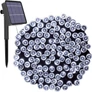 Kép 1/6 - 200 LED-es napelemes kerti fényfüzér, Hideg fehér