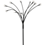 Kép 4/4 - 3 db-os elemes Kültéri világító fa, időzítővel, 8 világítási móddal, 24 meleg fehér LED, 70 cm, Csillag