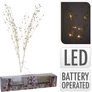 Kép 5/5 - 10 LED-es elemes világító arany színű sakura fűzfa ágak, 75 cm