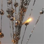 Kép 3/6 - 10 LED-es elemes világító ezüst színű sakura fűzfa ágak, 75 cm