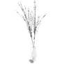 Kép 4/6 - 10 LED-es elemes világító ezüst színű sakura fűzfa ágak, 75 cm