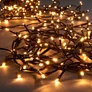 Kép 1/5 - 192 LED-es  kültéri-beltéri elemes  fényfüzér, meleg fehér, 14 m