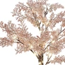 Kép 5/5 - Karácsonyi elemes dekor világító havas hatású fa, időzítővel, meleg fehér, 29 LED-es, 60 cm 