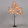 Kép 1/5 - Karácsonyi elemes dekor világító fa, időzítővel, meleg fehér, 29 LED-es, 60 cm 