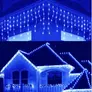 Kép 5/5 - 500 LED-es jégcsap fényfüzér beltéri és kültéri használatra, kék, 12,5 m