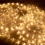 Kép 2/6 - 100 LED-es kültéri-beltéri fénykábel, 8 világítási móddal, időzítővel, meleg fehér, 7,5m