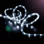 Kép 3/5 - 300 LED-es napelemes fénykábel, 8 világítási móddal, hideg fehér, 30 m