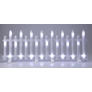 Kép 4/5 - 8 db-os 192 LED-es ünnepi hálózati világító kerítés, 8 világítási móddal, időzíthető, IP 44, 2,8 m, hideg fehér
