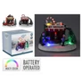 Kép 3/3 - Karácsonyi Adventi ajándékbódé 5 LED világítással, 17 x 13 cm, Forró Csoki