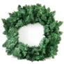 Kép 1/4 - Karácsonyi-adventi műfenyő koszorú ajtódísz, 60 cm 