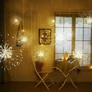 Kép 6/8 - 150 micro LED-es függő elemes Adventi dekoráció, meleg fehér, távirányítóval, 1 db 